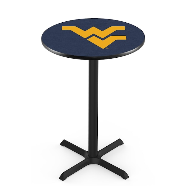 42" Blk Wrinkle West Virginia Pub Table